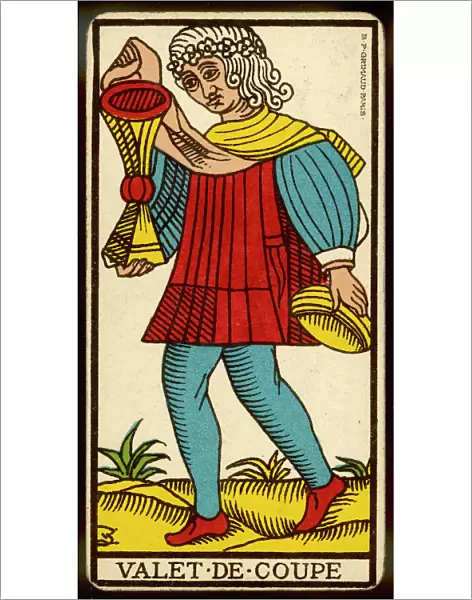 Tarot Card - Valet de Coupe (Page of Cups)