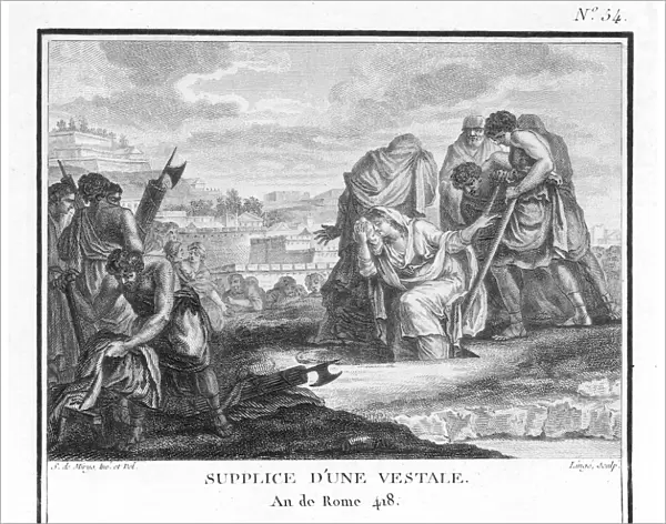 Vestal Virgin buried alive as a punishment