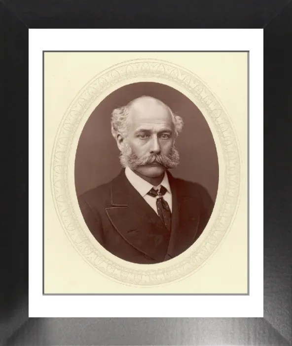 Framed Print : Print of Sir Joseph Bazalgette Framed Print : Print of Sir Joseph Bazalgette