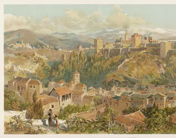 Alhambra  /  Spain  /  Gen View