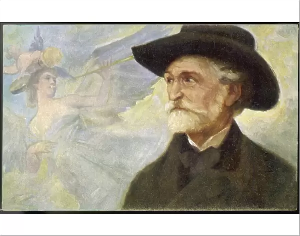 Giuseppe Verdi  /  Postcard