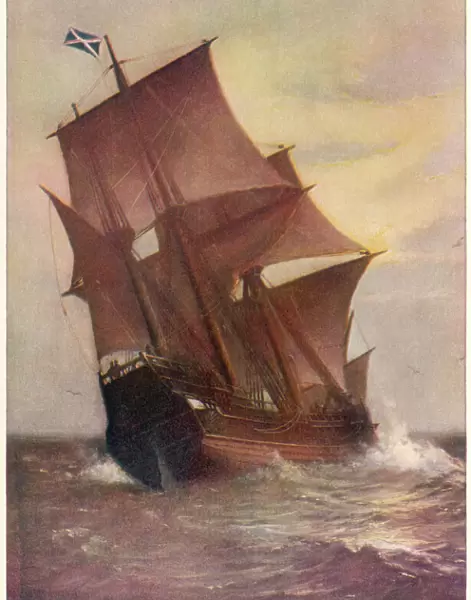 Mayflower in Full Sail