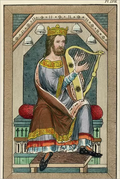 13th Century Harpist
