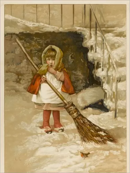 Sweeping Snow C1890