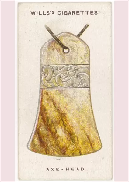 AXE-HEAD AMULET Chinese wear this as a protection against witchcraft