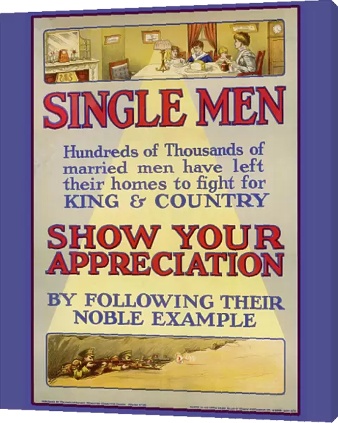 Ww1  /  Single Men Poster