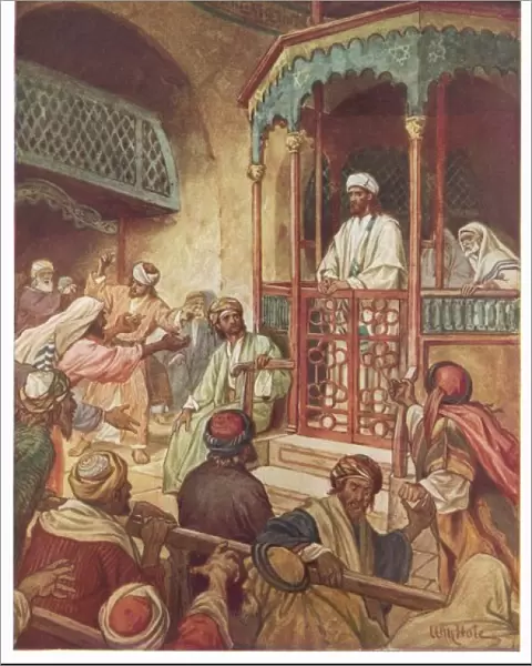 Jesus Upsets Synagogue
