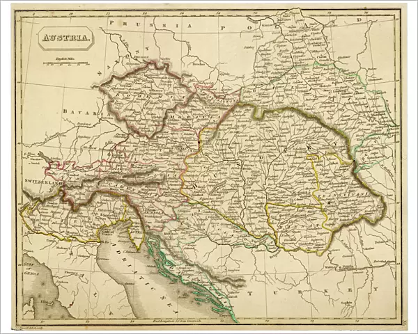Map  /  Europe  /  Austria 1857