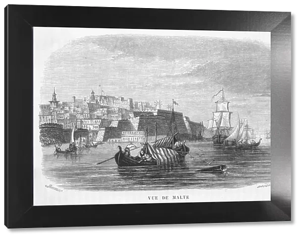 Malta  /  Valletta 1845