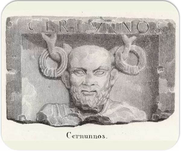 CERNUNNOS horned deity of fertility and abdundance, honoured by the Gauls