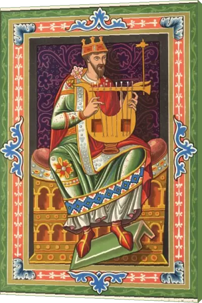 King Plays Psaltery
