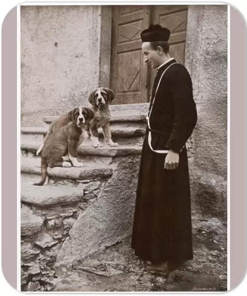 St Bernard Prior & Dogs