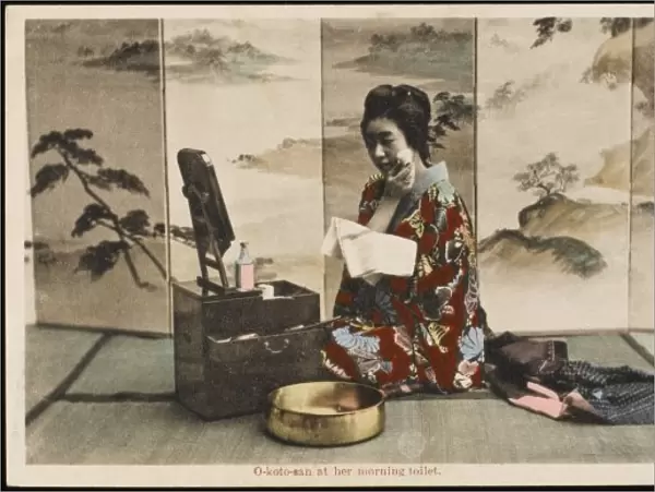 Geisha At Her Toilet, 1902