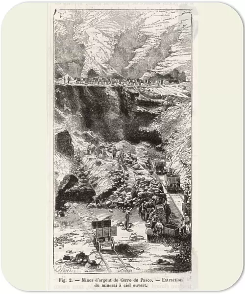 Silver Mining  /  Peru 1879