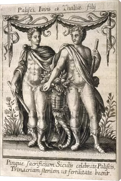 PALICI. The PALICI, sons of Zeus and Thalia, whose oracle was consulted