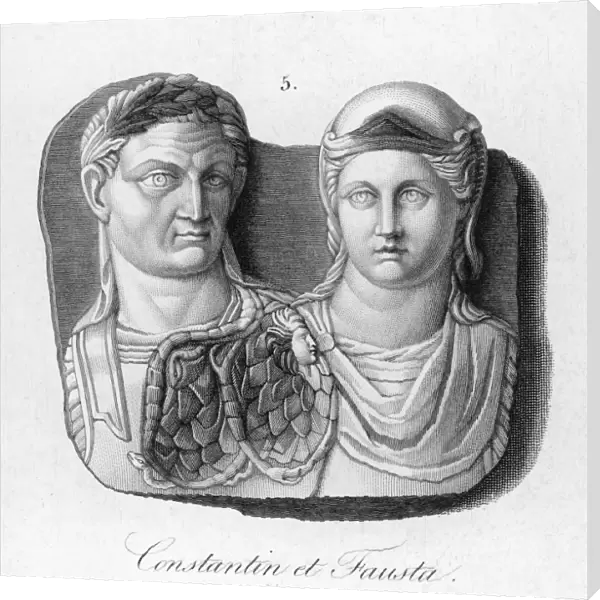 Constantinus I & Wife