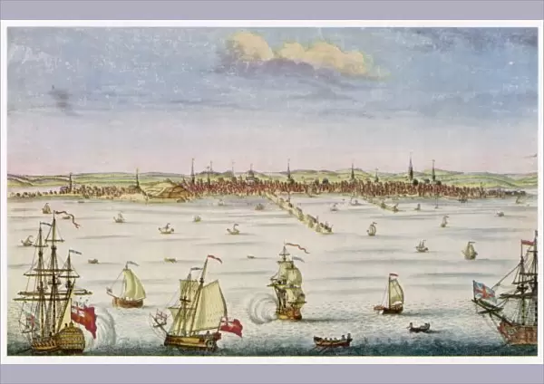 USA  /  Boston Harbour 1750