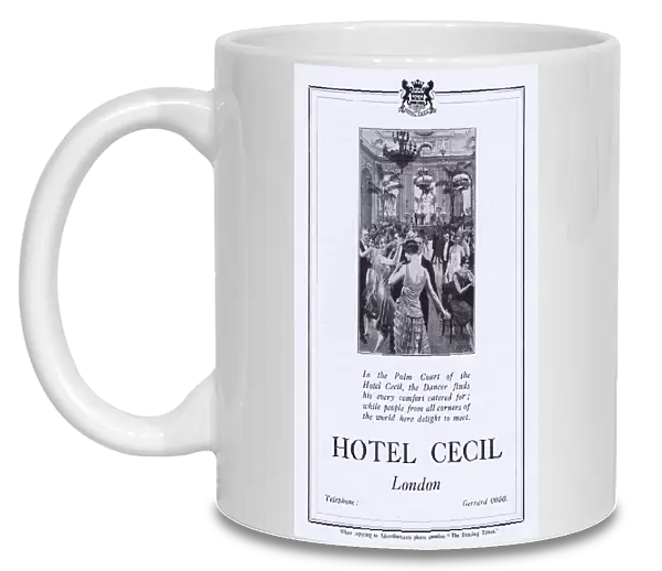 Advert for the Hotel Cecil