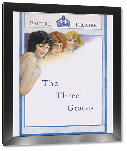 Programme cover for The Three Graces, 1924