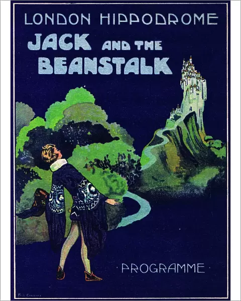 Programme cover for Jack in the Beanstalk, 1921
