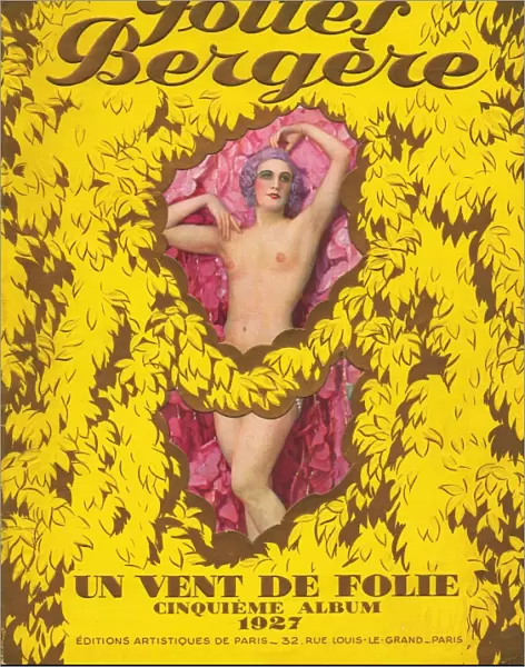 Cover of souvenir brochure for Un Vent de Folie