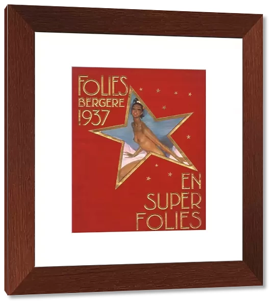 Cover of souvenir brochure for Un Super Folies