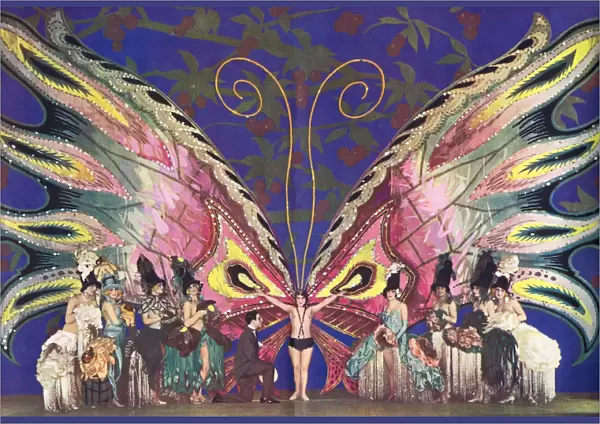 Tableau with le Papillon in Paris En Fleurs at the Casino