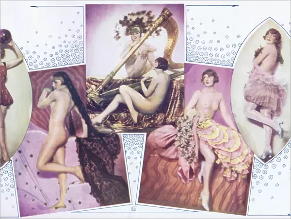 Showgirls in a scene called Reve D Ete, Paris, 1928