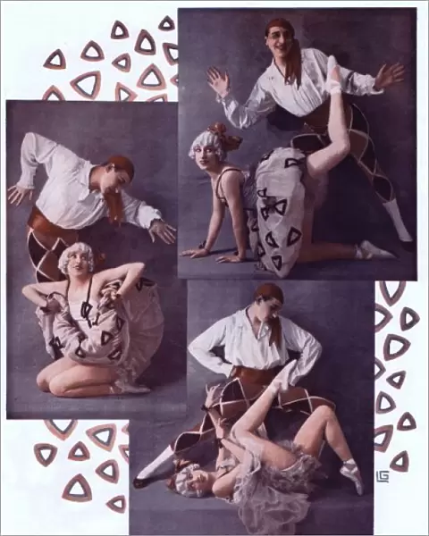 The dancers Christiane Dargyl and M. Corona, Paris, 1927