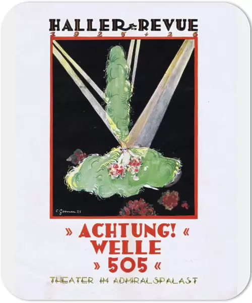 Programme cover for Achtung! Welle 505, Berlin, 1926