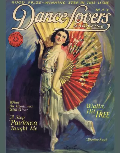 Cover of Dance magazine, May 1925