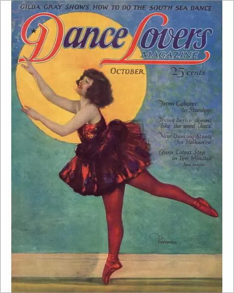Cover of Dance magazine, October 1924