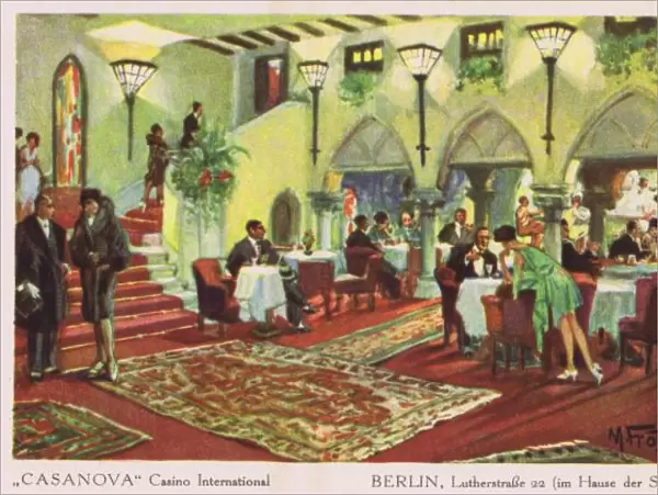 The foyer bar of the Casanova Casino International