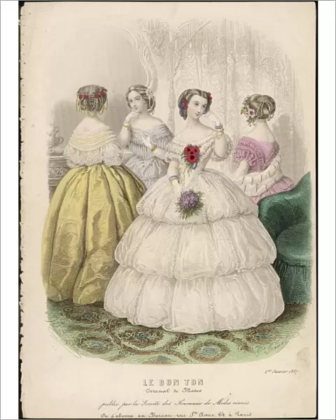 Evening Dresses 1857