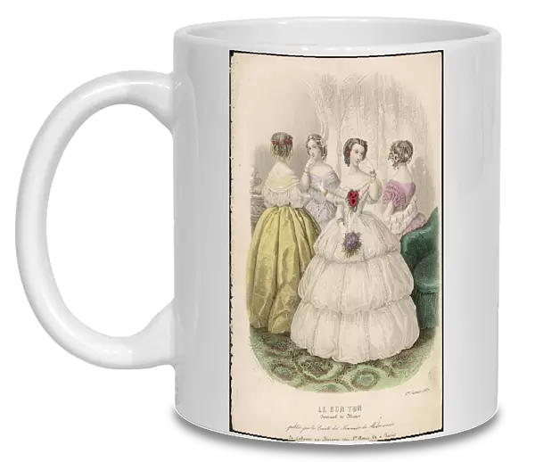 Evening Dresses 1857