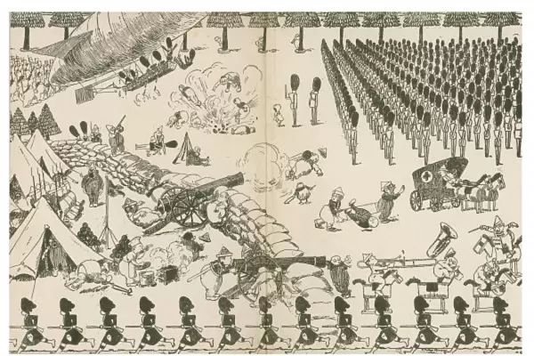 Military Cartoon (Back)