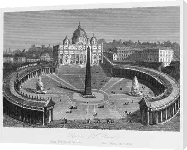 Vatican Aerial View 1846