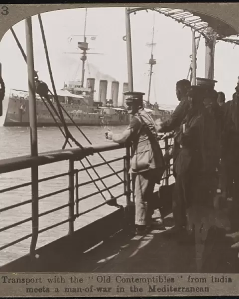Ww1 Troopship in Med