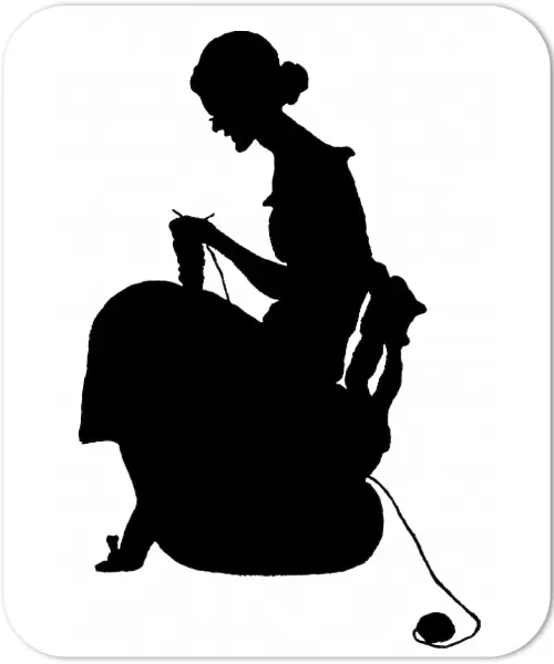 Girl Knits Silhouette