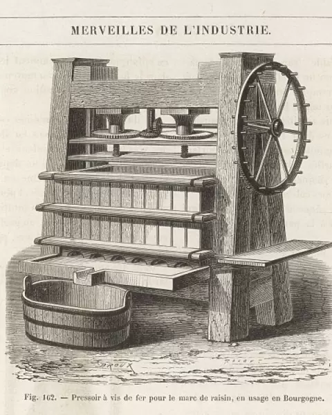 Wine Press, 1870S