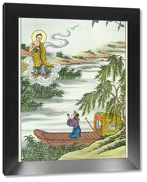 Buddhas Crosses Ganges