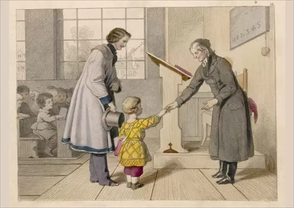 School  /  Ist Day, 1852