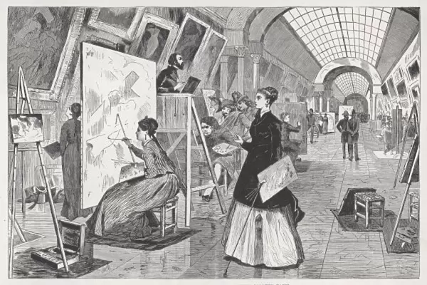 Copyists in the Louvre