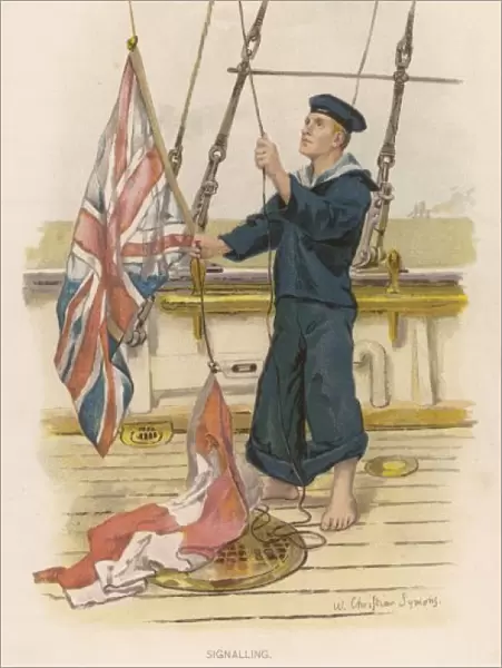 Flag Signals in Navy