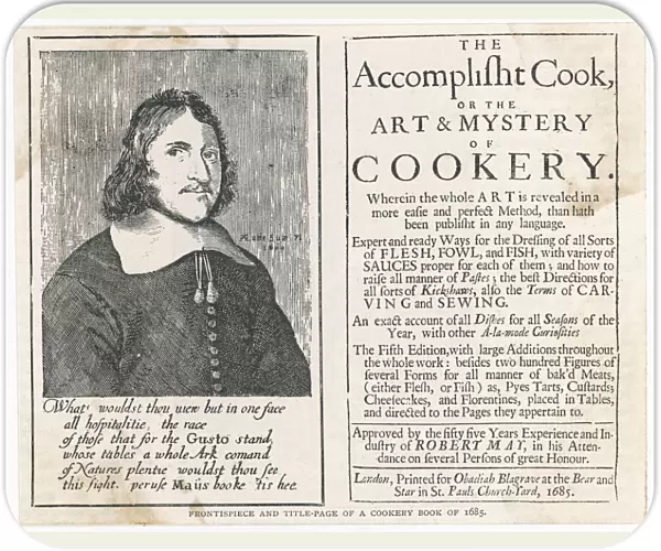 MAYs COOKERY BOOK 1685