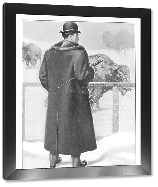 Fur-Lined Overcoat 1907