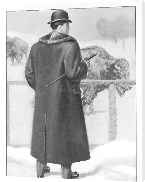 Fur-Lined Overcoat 1907
