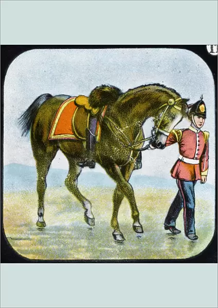 Soldier Leading a Horse