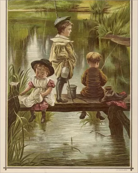 Young Boys out Fishing