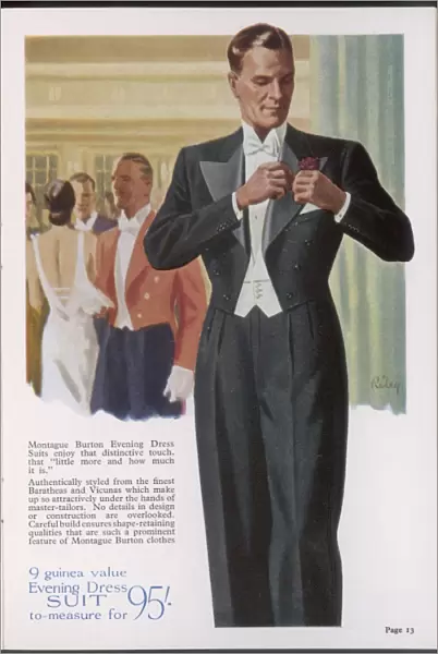 Evening Dress Suit 1938